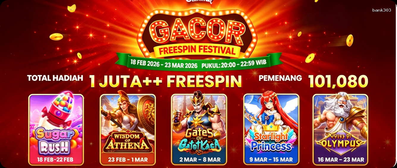 Login bank303 Sekarang Bonus Melimpah